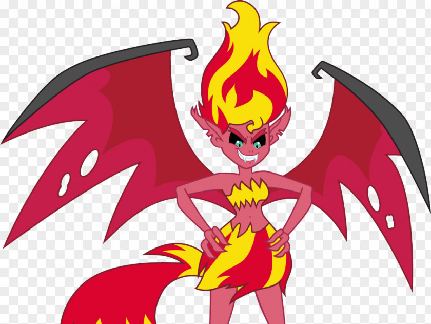 Demon Sunset Shimmer DeviantArt My Little Pony: Equestria Girls PNG