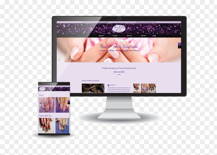 Design Nail Multimedia Web PNG