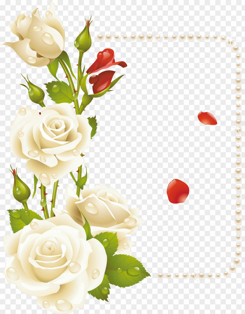 Rose Frame Borders And Frames Painting Drawing Clip Art PNG