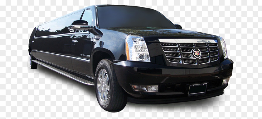 Stretch Limo Limousine Car Luxury Vehicle Bus Cadillac Escalade PNG
