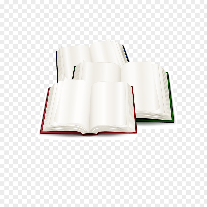 Vector 3 Books Paper Book PNG