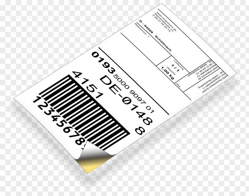 Barcode Paper Label Printer PNG