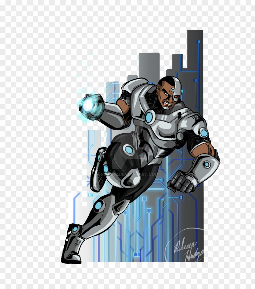 Cyborg Beast Boy Comics Art Superhero PNG