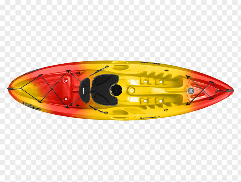 Hand Painted Kayak Sea Perception Tribe 9.5 Sit-on-Top 13.5 PNG