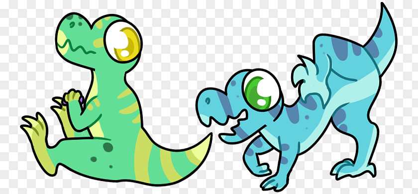 Party Dinosaur Line Art Green Cartoon Character Clip PNG