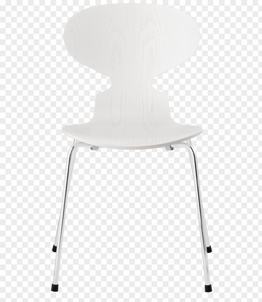 White Ashes Ant Chair Table Fritz Hansen PNG
