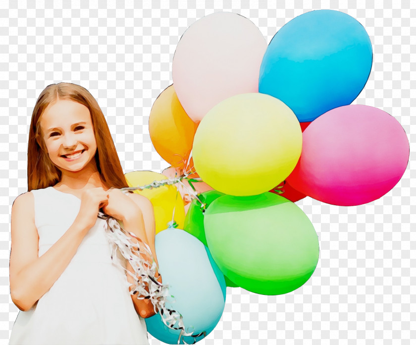 Balloon Birthday Girl Party Toy PNG