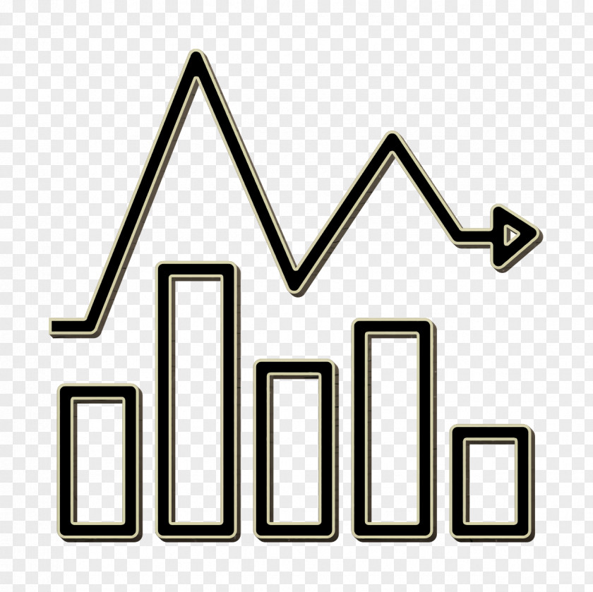 Logo Text Graph Icon Stock Market Fluctuation PNG
