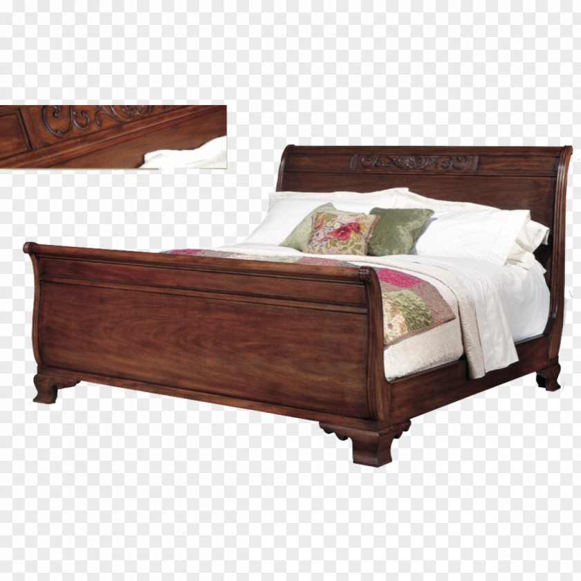 Table Bed Frame Bedside Tables Mattress Sleigh PNG