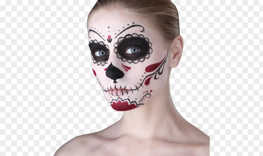 Halloween Day Of The Dead Death Calavera Costume PNG