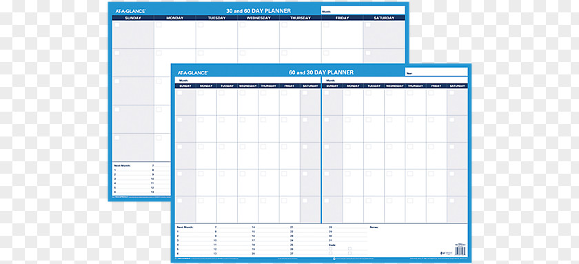 Personal Organizer Planning Diary Calendar PNG