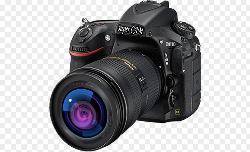 Professional Camera Nikon D810 Digital SLR Photography PNG