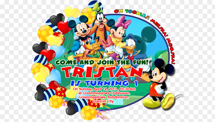Christening Tarpaulin Mickey Mouse TIFF Wedding Invitation PNG