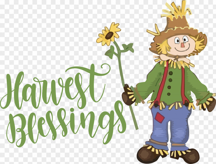 Harvest Blessings Thanksgiving Autumn PNG