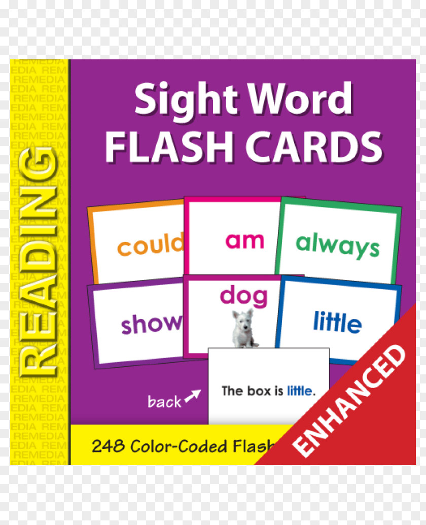 Word Sight Dolch List Flashcard Phonics PNG