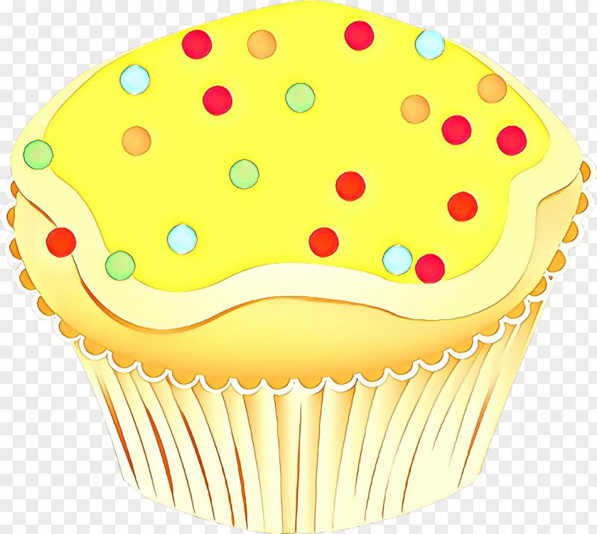 Baking Cup Yellow Cupcake Cookware And Bakeware Muffin PNG