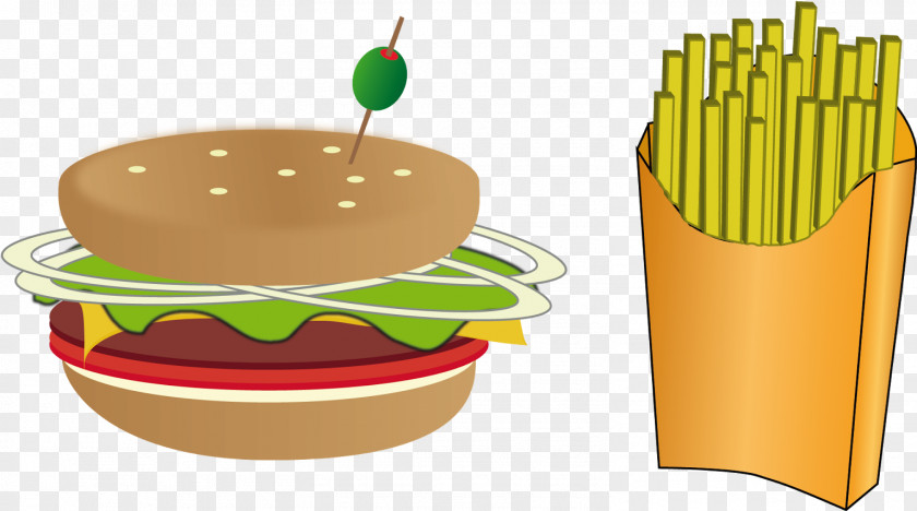 Cheeseburger Junk Food Cartoon PNG