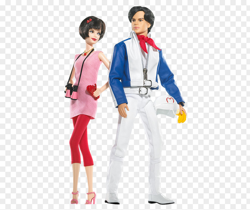 Ken Barbie Speed Racer Doll And Giftset X Trixie PNG