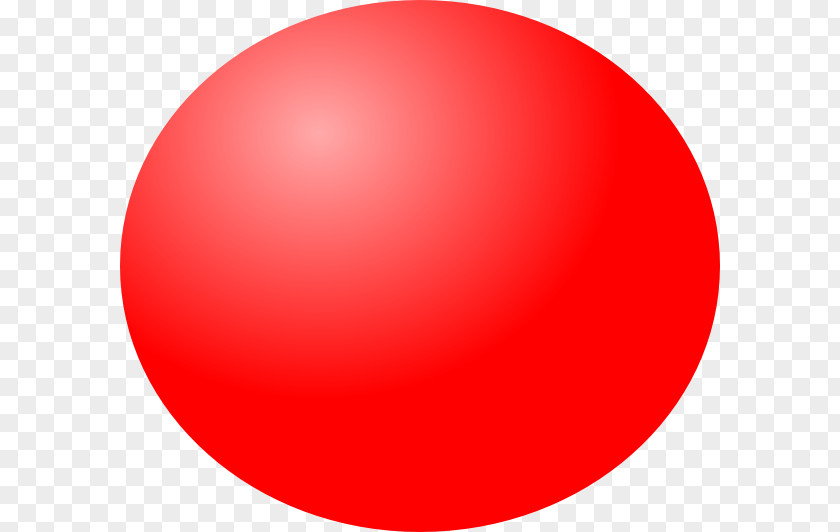 Number Red Ball 4 Clip Art PNG