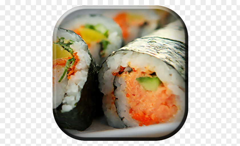 Sushi Japanese Cuisine Cupcake California Roll Caesar Salad PNG