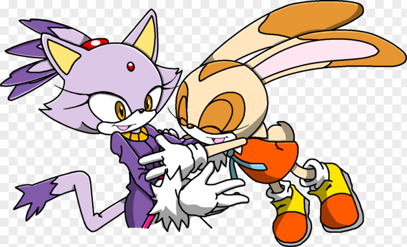 Cat Sonic Rush Cream The Rabbit Shadow Hedgehog Chaos PNG