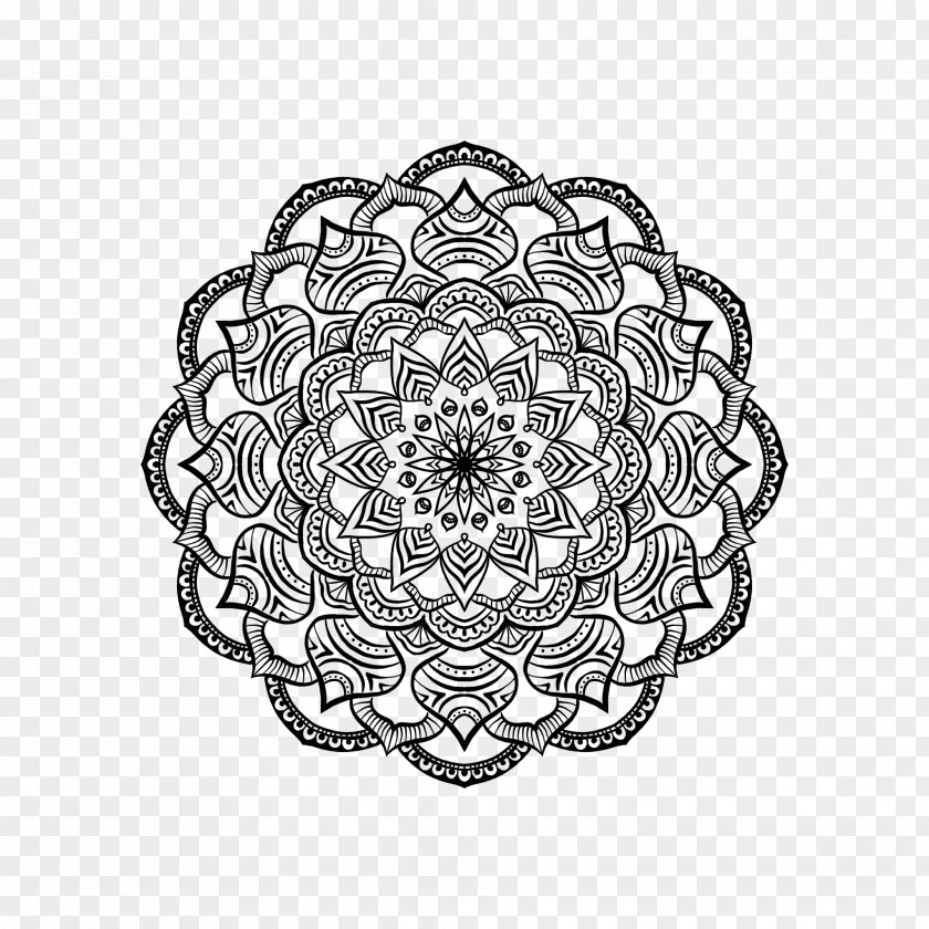 Child Mandala Coloring Book Art Therapy Adult PNG