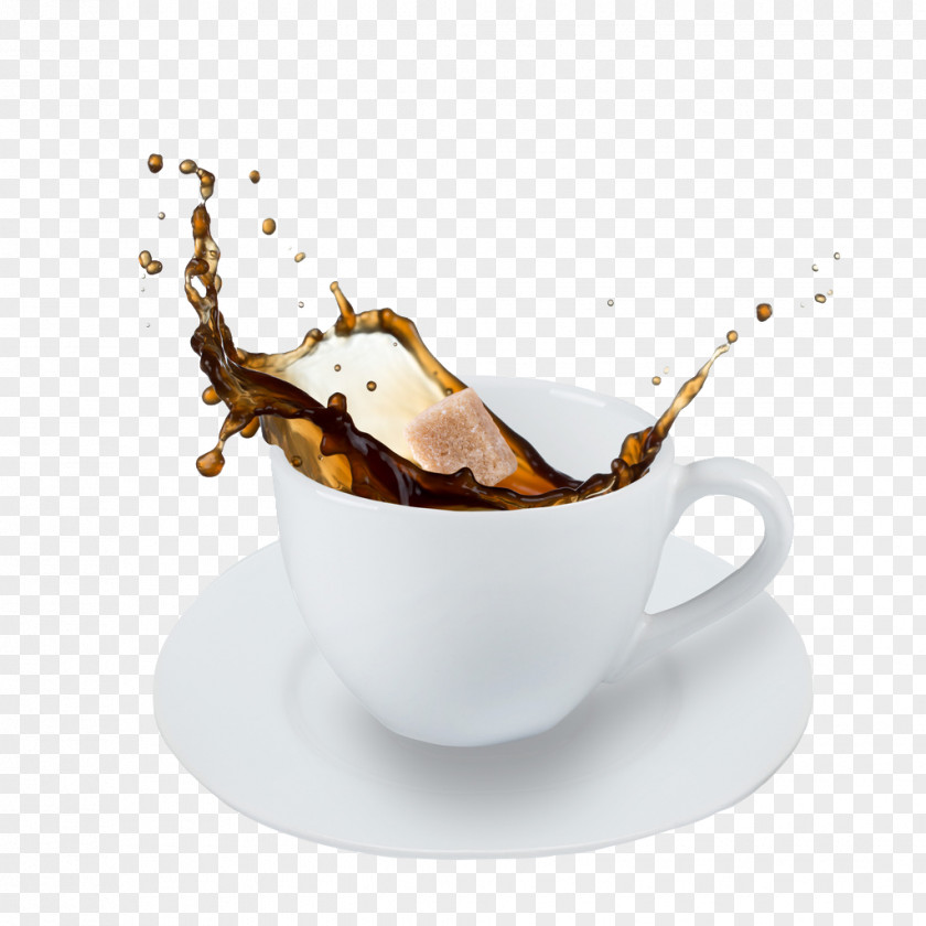 Coffee Splash Iced Espresso Cafe Stock Photography PNG