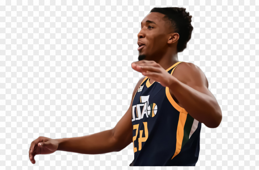 Gesture Ball Donovan Mitchell Basketball Player PNG