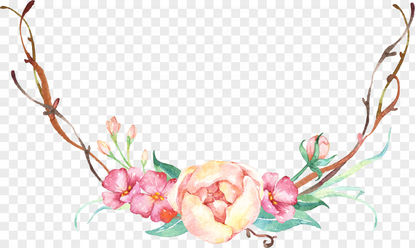 Peony Watercolor Painting Tattoo Art Clip PNG