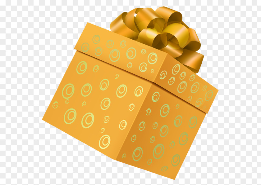 Yellow Title Box Gift Image File Formats Clip Art PNG