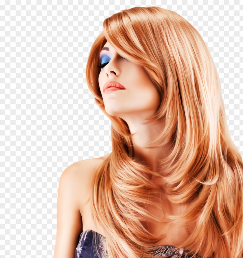Beauty Brown Hair Face Hairstyle Blond Coloring PNG