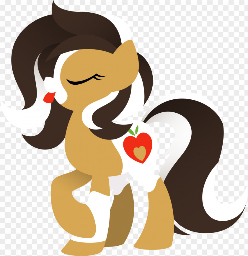 Crisp Pony Honeycrisp Apple Illustration Digital Art PNG