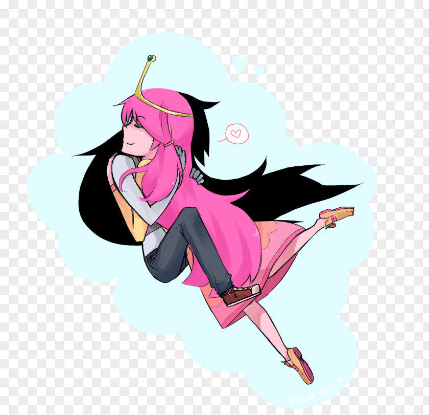 Finn The Human Marceline Vampire Queen Princess Bubblegum Chewing Gum Image PNG