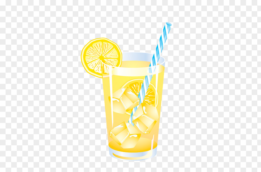 Iced Lemonade Harvey Wallbanger Orange Juice Drink Cocktail PNG
