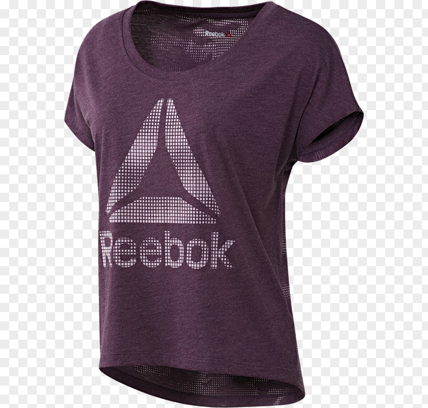 T-shirt Sleeve Reebok Neck PNG