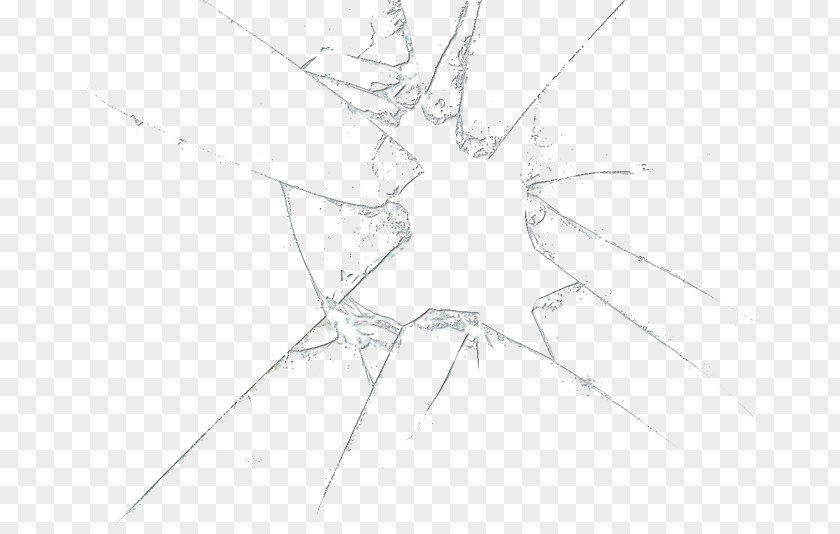 Broken Glass File Symmetry Line Structure Angle Pattern PNG