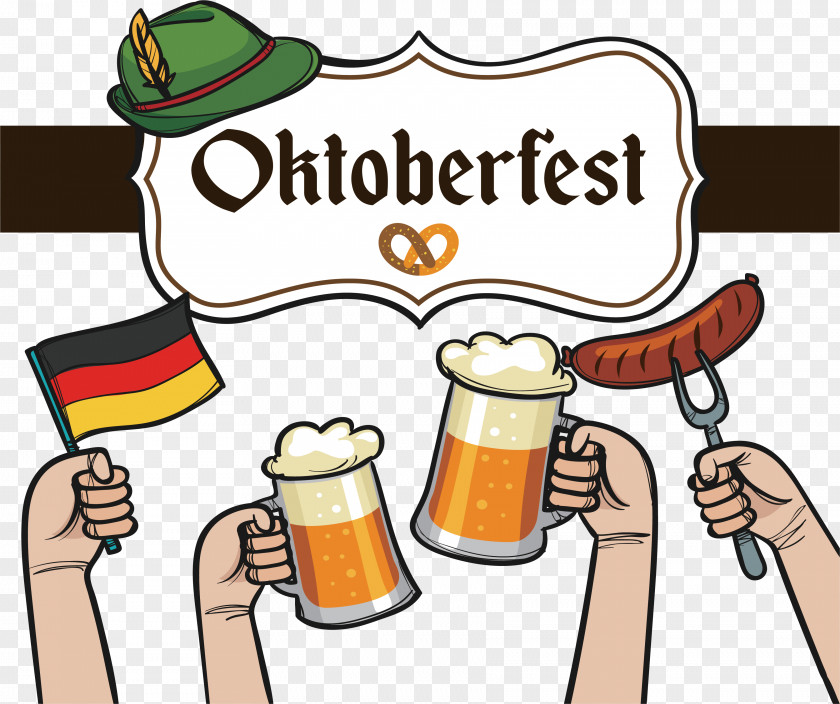 Celebrate Oktoberfest Beer Clip Art PNG
