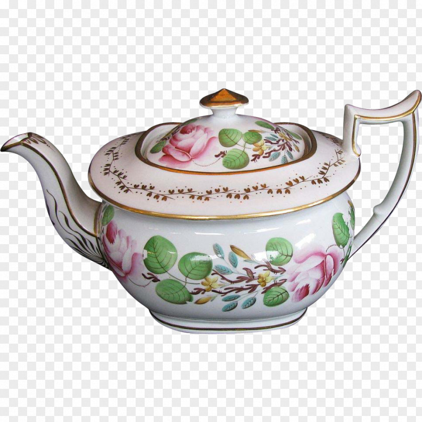 Hand-painted Coffee Cup Teapot Porcelain Bone China Tureen PNG