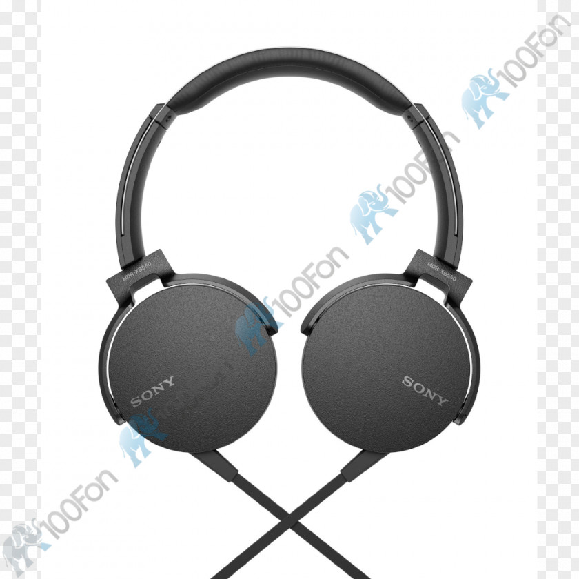 Headphones Sony XB550AP EXTRA BASS Noise-cancelling Microphone XB950BT PNG
