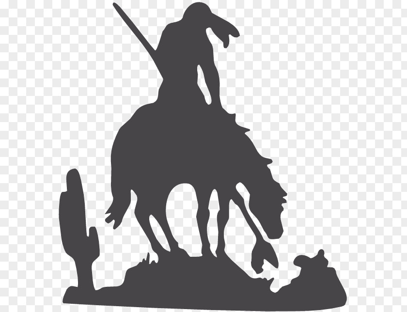 Horse End Of The Trail Clip Art Silhouette Native Americans In United States PNG