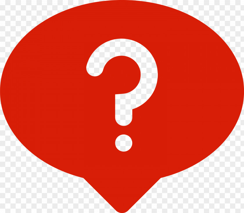 Red Question Mark PNG