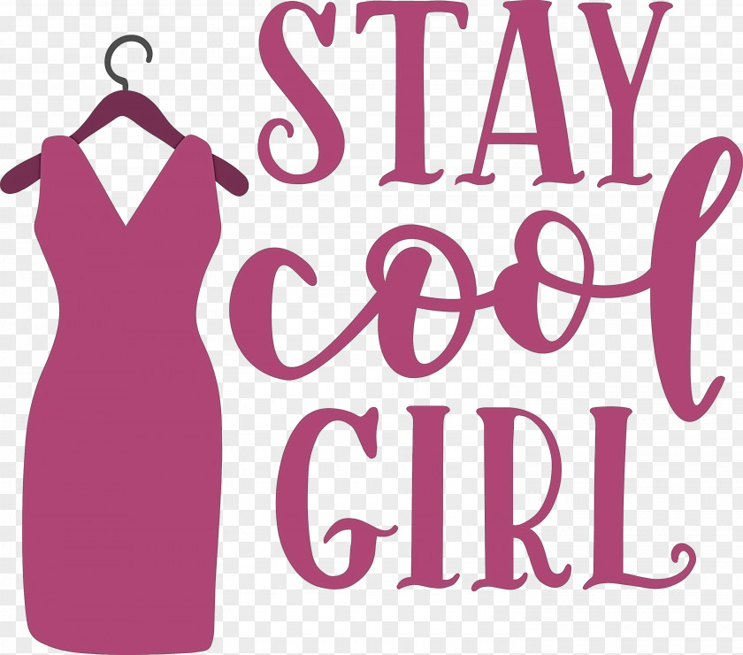 Stay Cool Girl Fashion PNG