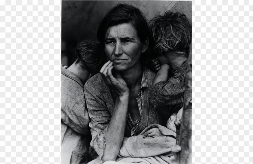 United States Migrant Mother Dorothea Lange Dust Bowl The Great Depression PNG