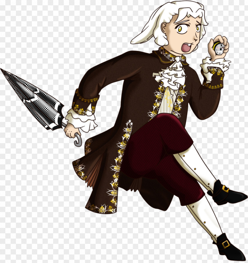 A Rescued Man Costume Design Cartoon Character Weapon PNG