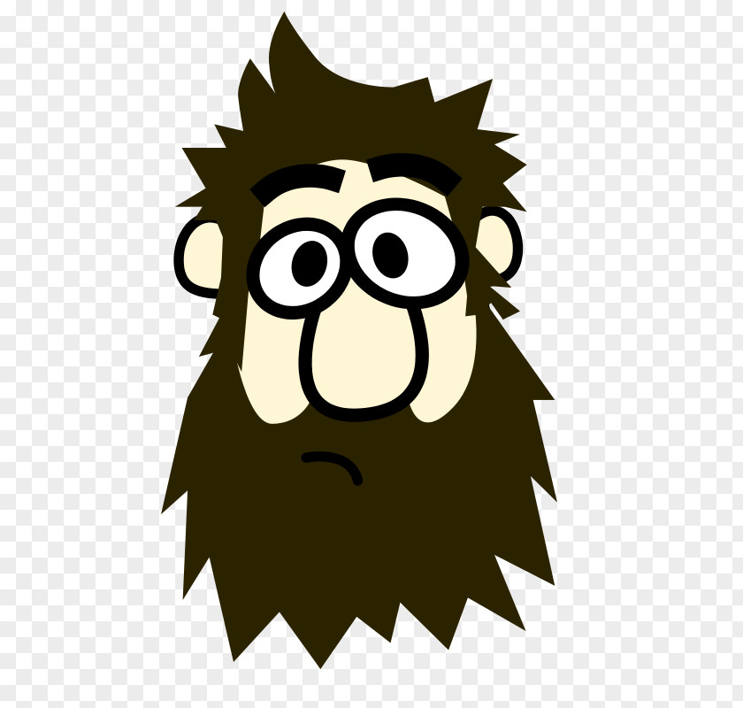 Beard Cartoon Clip Art PNG