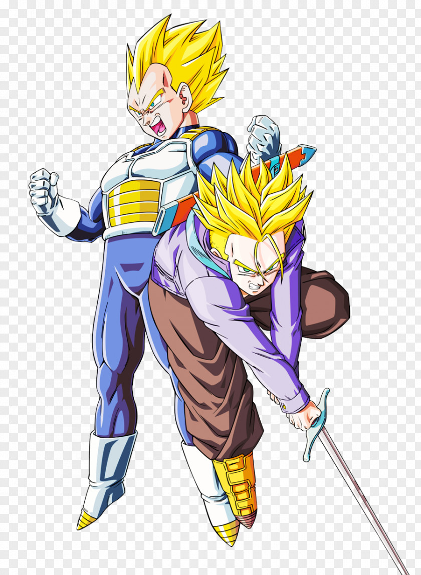 Goku Vegeta Trunks Majin Buu Bulma PNG