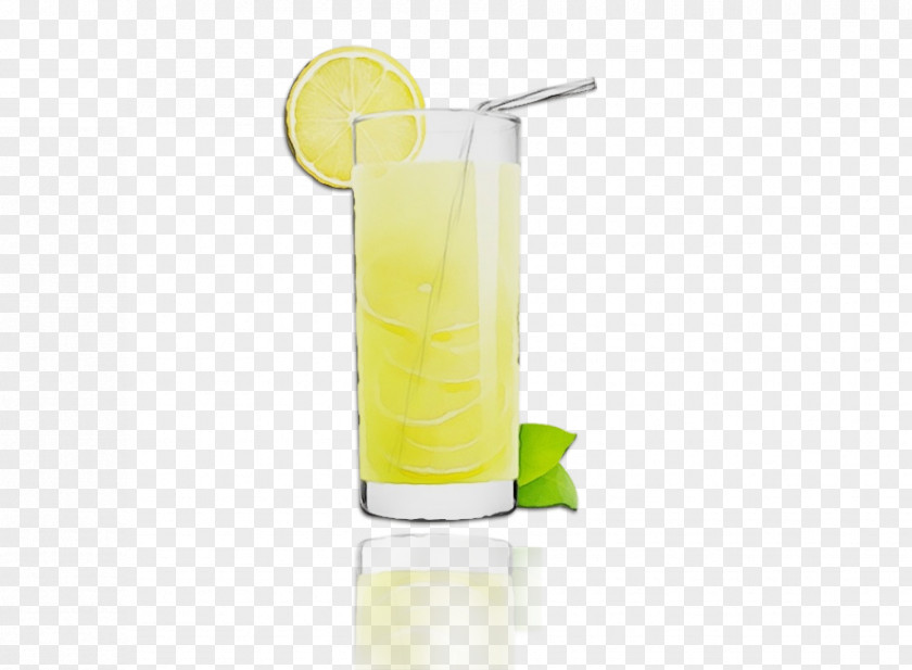 Harvey Wallbanger Non-alcoholic Drink Lemonade Lemon-lime Cocktail Garnish PNG