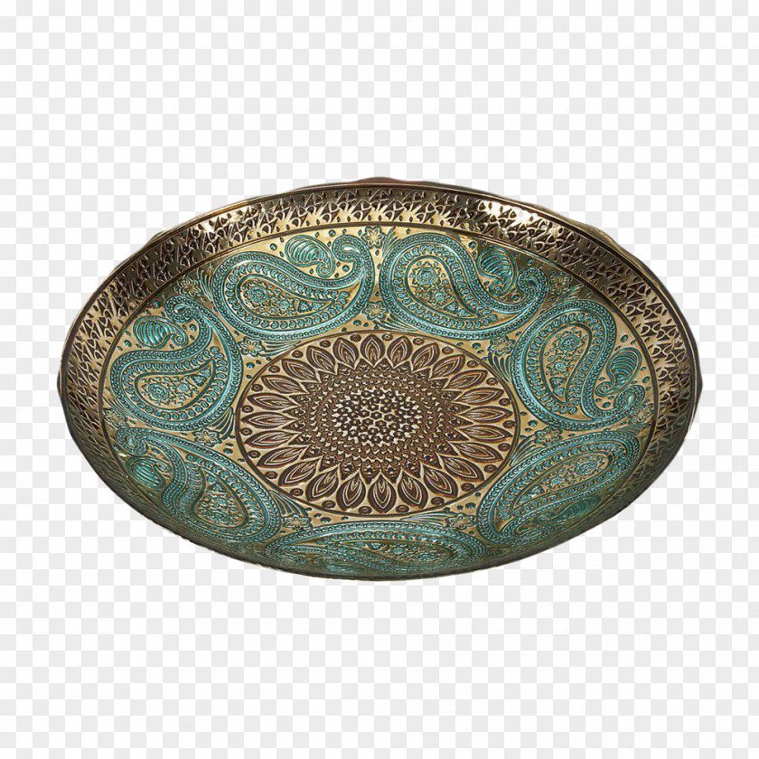 Peacock Plate Bowl Decorative Arts Tableware PNG