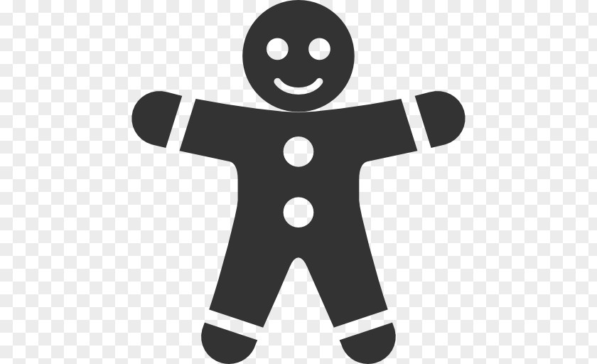 Biscuit Gingerbread Man Frosting & Icing PNG