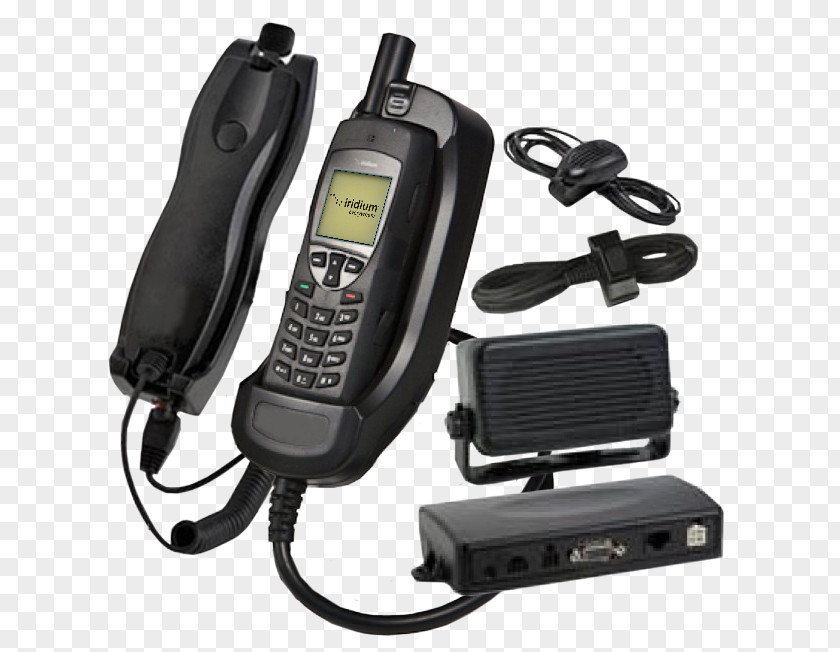 Handset Iridium Communications Satellite Phones Docking Station Microphone PNG